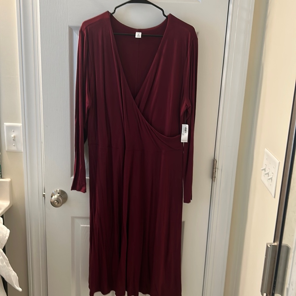 Faux Wrap Dress